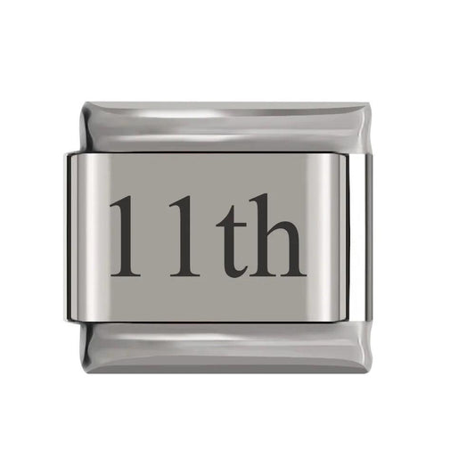 11th, on Silver - Charms Official