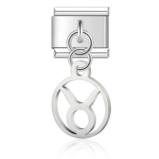 Taurus Sign, on Silver - Charms Official